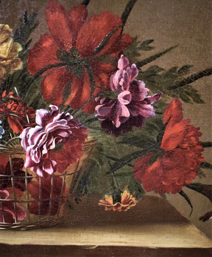 Louis XV - Nature morte de fleurs - Maître des Fleurs Guardeschi, attribué